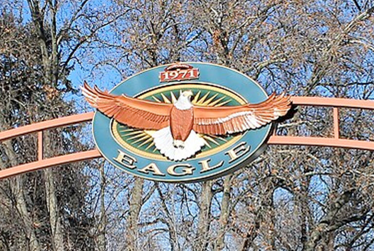 Eagle, Idaho road sign